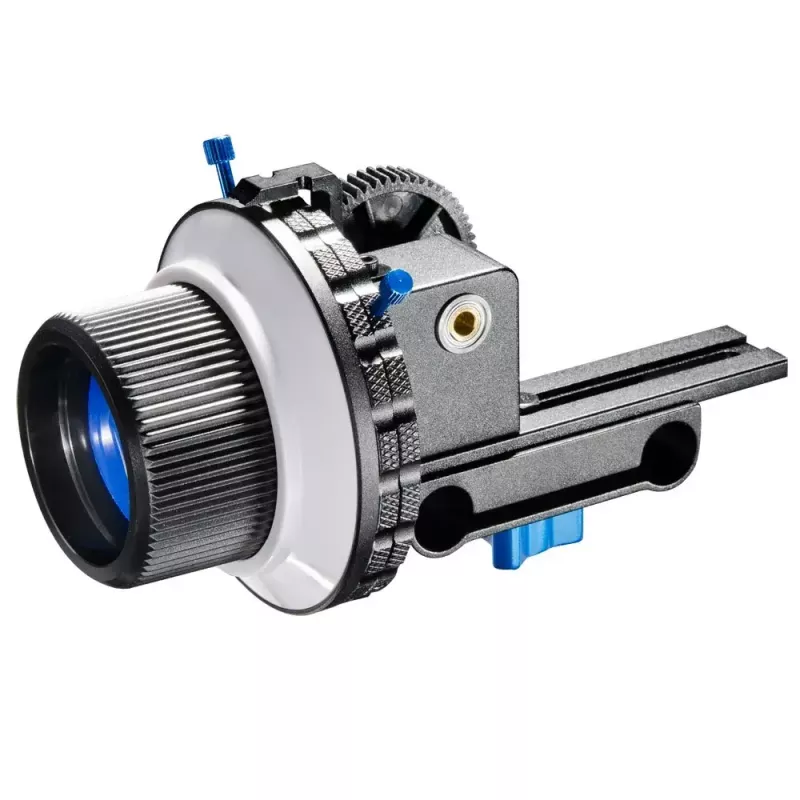 Walimex Follow Focus F3 Czarny Niebieski Biały Aluminium Plastik 460g