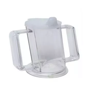 SUNDO 21250 adaptacyjny kubek do picia, przezroczysty, 250 ml
