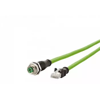 Networking kabel METZ CONNECT 142M2X25020 2m Cat6a zielony RJ-45 M12