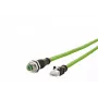 Networking kabel METZ CONNECT 142M2X25020 2m Cat6a zielony RJ-45 M12