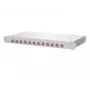 Patch panel METZ CONNECT 1502577512-F 1U LC connectors biały Aluminium Steel