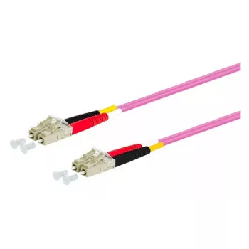 Światłowodowy kabel patchcord METZ CONNECT 151S1JOJO05E 0.5 m LC fioletowy