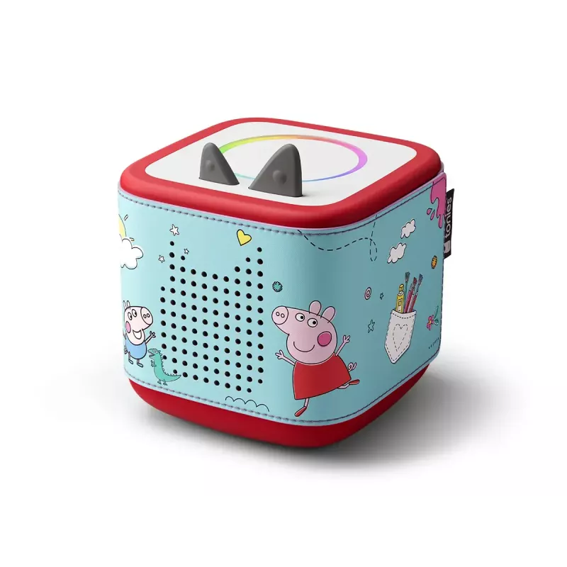 Etui sleeve do odtwarzaczy MP3/MP4 tonies firmy Boxine, model 11001269, wielokolorowe, silikon i skóra wegańska, 475×100×1 mm