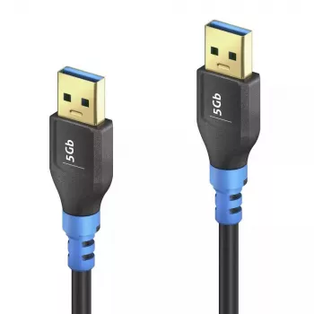 Kabel USB PureLink FI-U310-010 1m USB 3.2 Gen 1 Czarny Niebieski