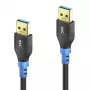 Kabel USB PureLink FI-U310-010 1m USB 3.2 Gen 1 Czarny Niebieski