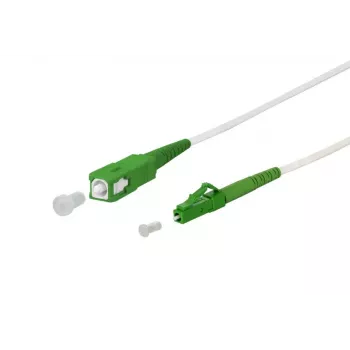 Kabel światłowodowy METZ CONNECT 151P7EAJA05E SC LC G.657.A2 0.5 m Biały