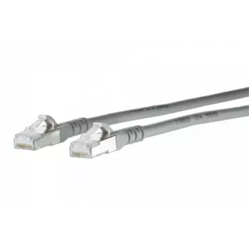 Kabel sieciowy METZ CONNECT 13084G2033-E 2m Cat6a S/FTP Szary