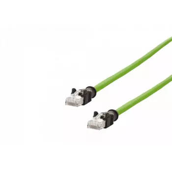 Kabel sieciowy METZ CONNECT 142M2X55050 zielony 5 m Cat6a