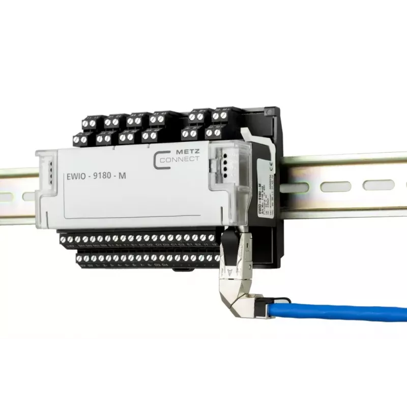METZ CONNECT 40G RJ45 field plug pro 360 Niebieski Złącze męskie