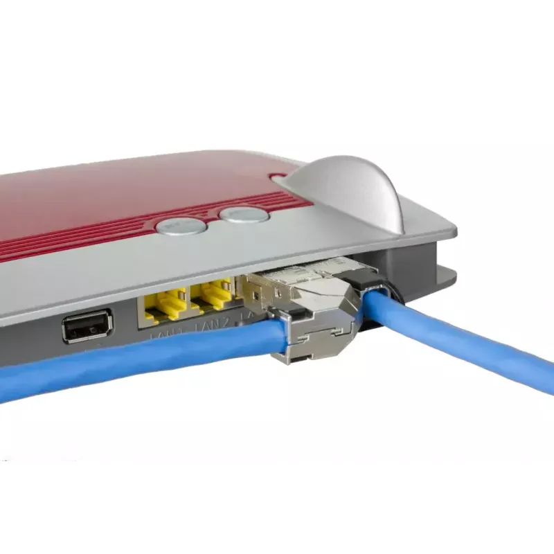 METZ CONNECT 40G RJ45 field plug pro 360 Niebieski Złącze męskie