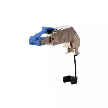 METZ CONNECT 40G RJ45 field plug pro 360 Niebieski Złącze męskie