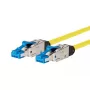 Kabel sieciowy METZ CONNECT 13084H1077-E 1m Cat8.1 S/FTP żółty