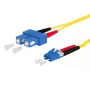 Światłowodowy kabel połączeniowy METZ CONNECT 151P1EOJO05E SC LC I-V(ZN) H 0,5 m Żółty