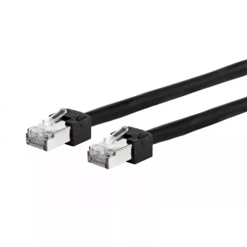 Kabel sieciowy Metz Connect 13084FA000-E 10m Cat5e S/UTP Czarny