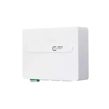 Sieciowa puszka przyłączeniowa MetzConnect 1501107G01HC, biała, obudowa ABS/PC, 100×35×85 mm