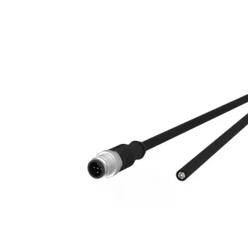 Kabel czujnika/aktuatora METZ CONNECT 142MDA10100 M12 męski standardowy 10 m czarny