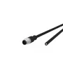Kabel czujnika/aktuatora METZ CONNECT 142MDA10100 M12 męski standardowy 10 m czarny