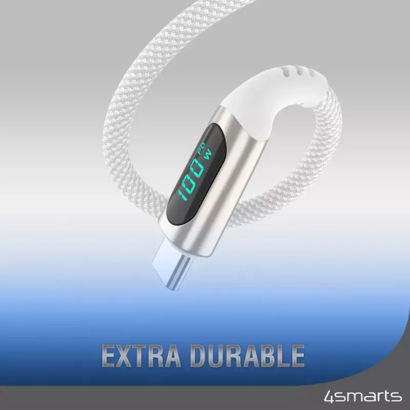 Kabel USB 4smarts 540954 3m USB C Biały USB 2.0 0,48 Gbit/s