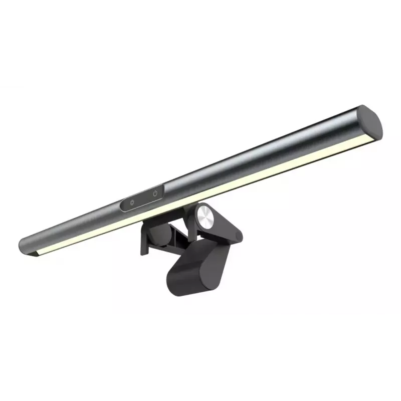 Lampa monitorowa 4smarts 541710 — czarno-srebrna, 400 lm, USB 5V, 402×38×91 mm
