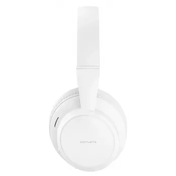 Zestaw słuchawkowy 4smarts SkyBuds Wave — Przewodowy i bezprzewodowy, Bluetooth, USB-C, wokółuszny, pałąk na głowę, 20–20000 Hz, kabel 0,3 m, biały