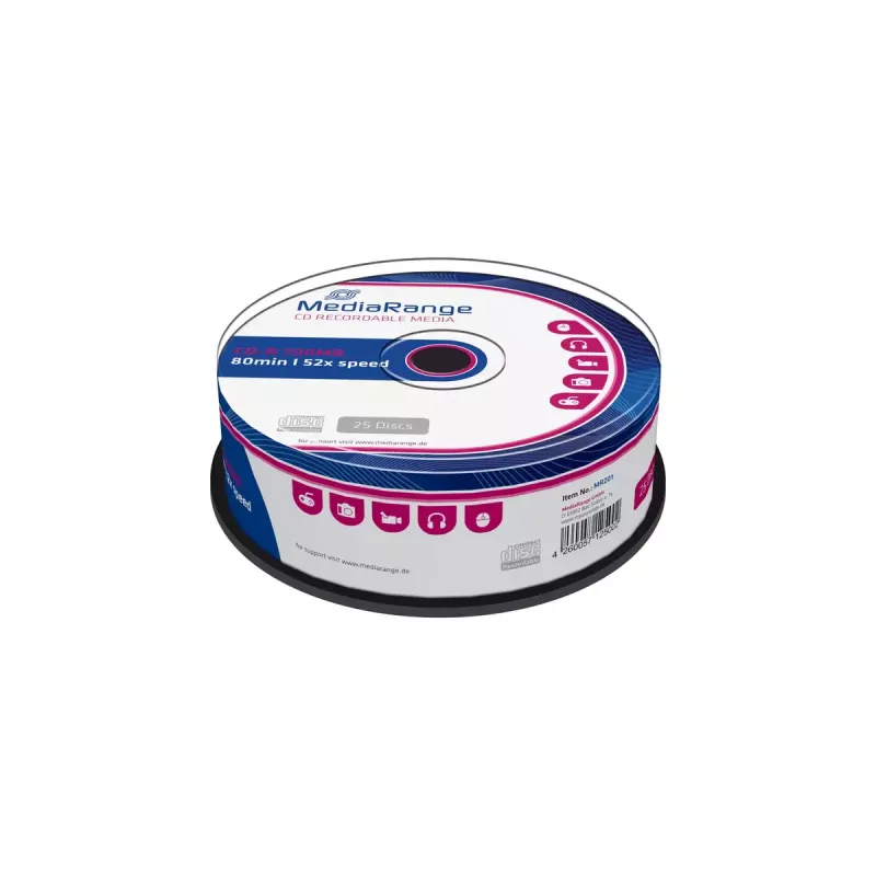 CD-R MediaRange MR201 700 MB 52x 25 szt.