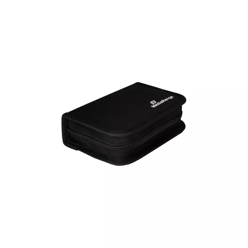 Etui na karty pamięci MediaRange BOX98 na 3 karty nylon czarny