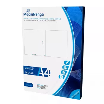 MediaRange MRINK123 Papier do druku A4 Matowy 50 arkuszy Biały