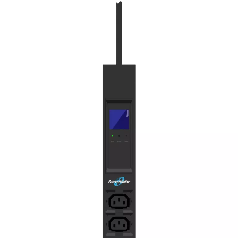 Jednostka dystrybucji zasilania PowerWalker 10133028 24 gniazda AC 0U Czarna
