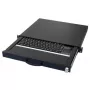 Klawiatura AIXCASE AIX-19K1UKUSTP-B USB QWERTY US English Czarna
