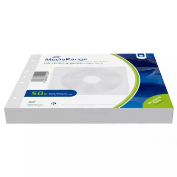Pokrowiec MediaRange BOX60 na 2 płyty, biały