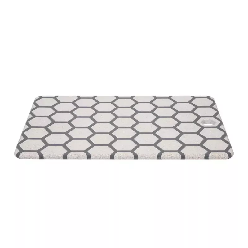 Resto Kitchenware 95402 Rectangular Plastic Cutting Board szary biały