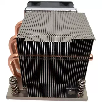 Cooler Inter-Tech A-26 Chłodzenie procesora 6 cm czarny srebrny