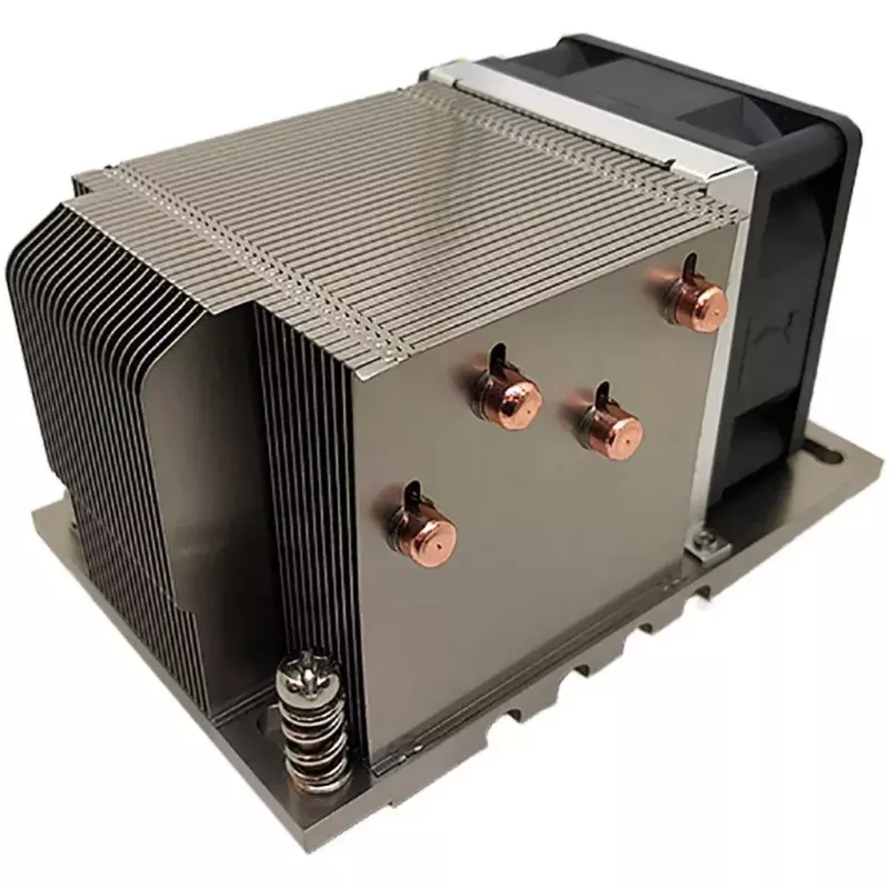 Cooler Inter-Tech A-26 Chłodzenie procesora 6 cm czarny srebrny