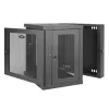 Obudowa rackowa 12U do montażu na ścianie Eaton SRW12USDP — 600,2×647,7×636,5 mm, IP20, czarna