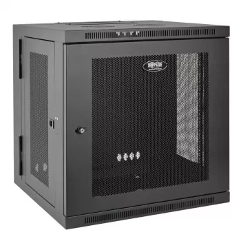 Obudowa rackowa 12U do montażu na ścianie Eaton SRW12USDP — 600,2×647,7×636,5 mm, IP20, czarna