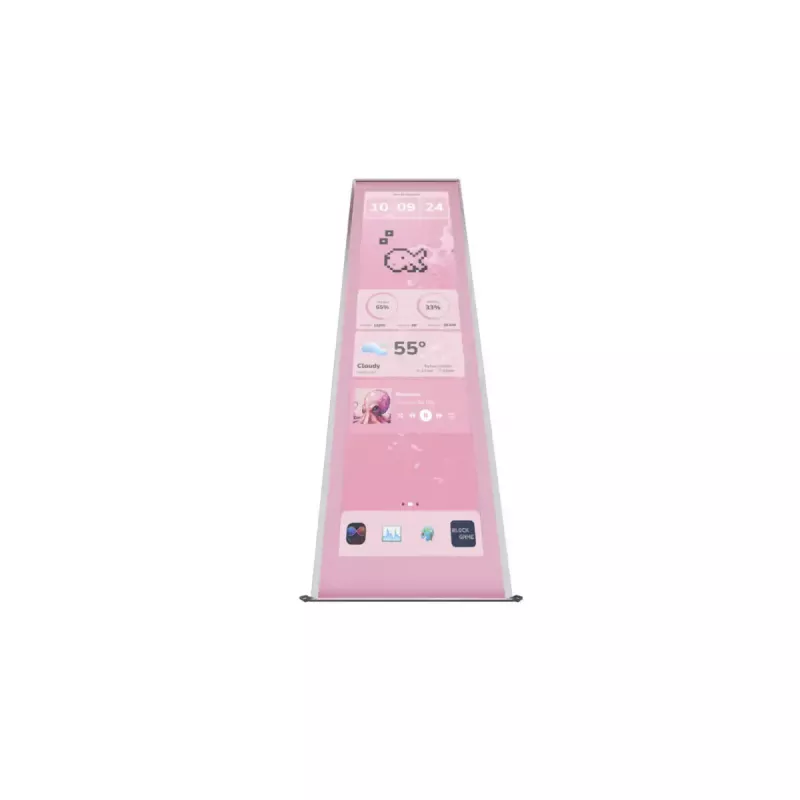 Dotykowy monitor HYTE Y70 Touch Display Upgrade Strawberry Milk — 14,5-calowy różowy ekran dotykowy