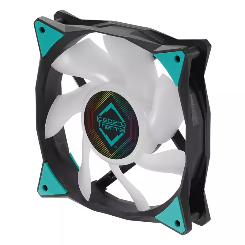 Wentylator Iceberg Thermal IceGALE ARGB 12 cm Czarny