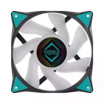 Wentylator Iceberg Thermal IceGALE ARGB 12 cm Czarny
