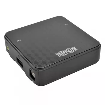Przełącznik KVM 2-portowy DisplayPort Tripp Lite B004-DP2UA2-K, 4K@60Hz, klawiatura/mysz USB, audio, kable