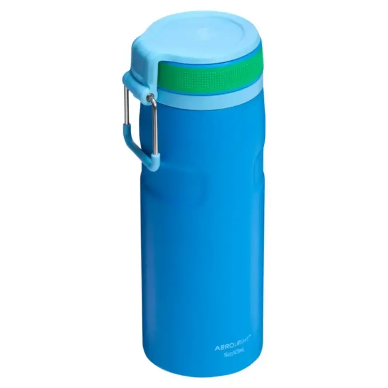 Butelka termiczna STANLEY IceFlow Bottle Twist Flip 0,47L niebieska – podwójna ścianka izolowana próżniowo 470 ml