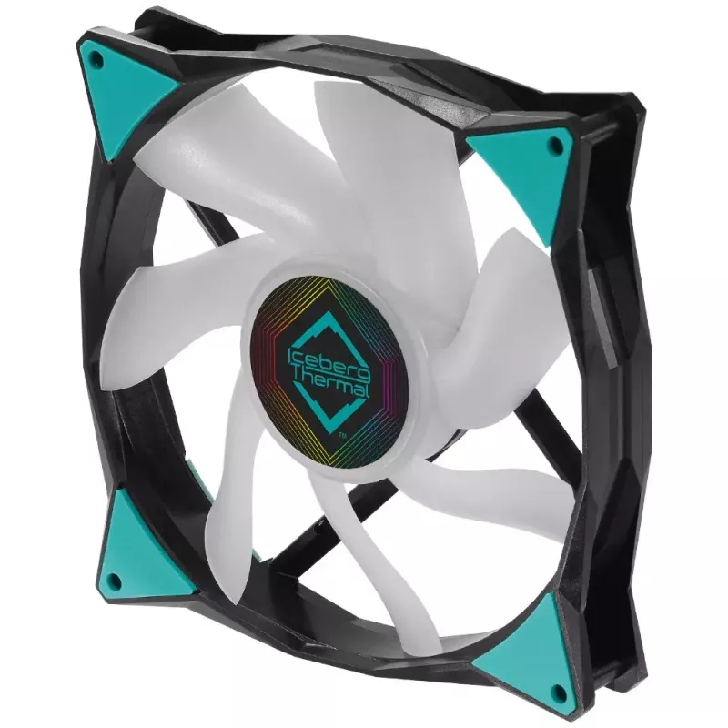 Fan Iceberg Thermal IceGALE ARGB 14 cm Czarny