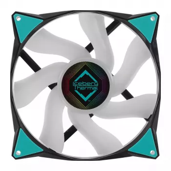 Fan Iceberg Thermal IceGALE ARGB 14 cm Czarny