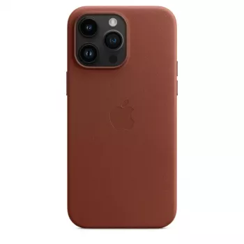 Skórzane etui MagSafe do iPhone 14 Pro Max firmy Apple — brązowe, na ekran 6,7 cala