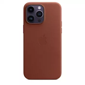 Skórzane etui MagSafe do iPhone 14 Pro Max firmy Apple — brązowe, na ekran 6,7 cala