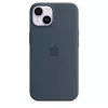 Silikonowe etui Apple iPhone 14 MagSafe Storm niebieski