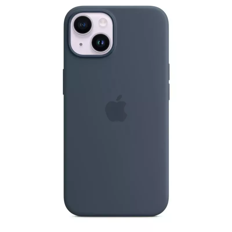 Silikonowe etui Apple iPhone 14 MagSafe Storm niebieski