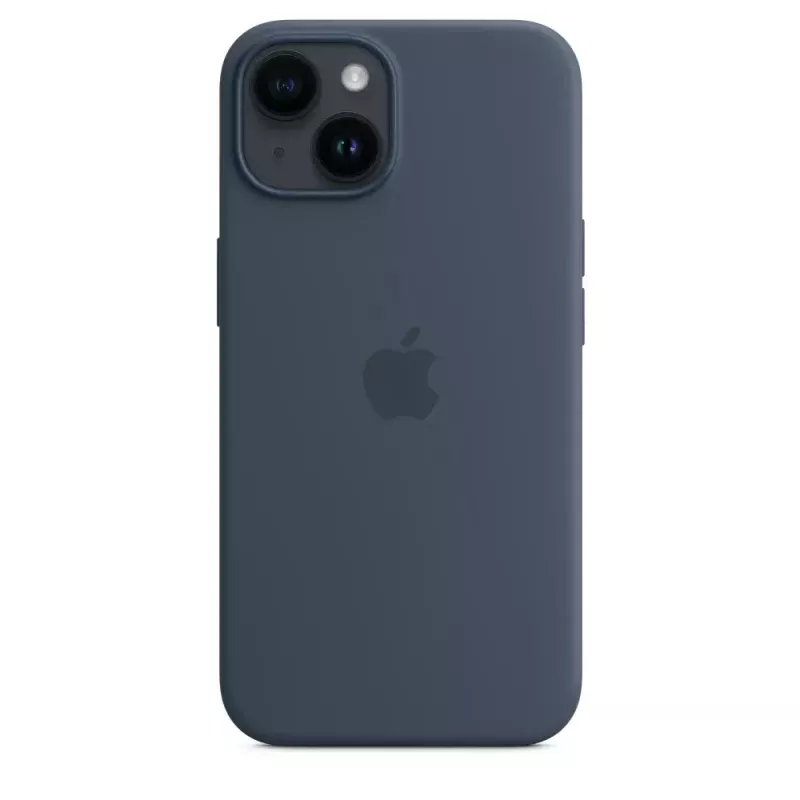 Silikonowe etui Apple iPhone 14 MagSafe Storm niebieski