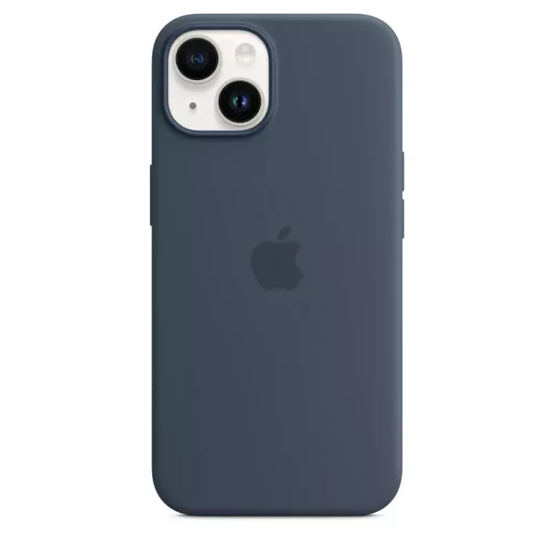 Silikonowe etui Apple iPhone 14 MagSafe Storm niebieski