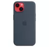 Silikonowe etui Apple iPhone 14 MagSafe Storm niebieski