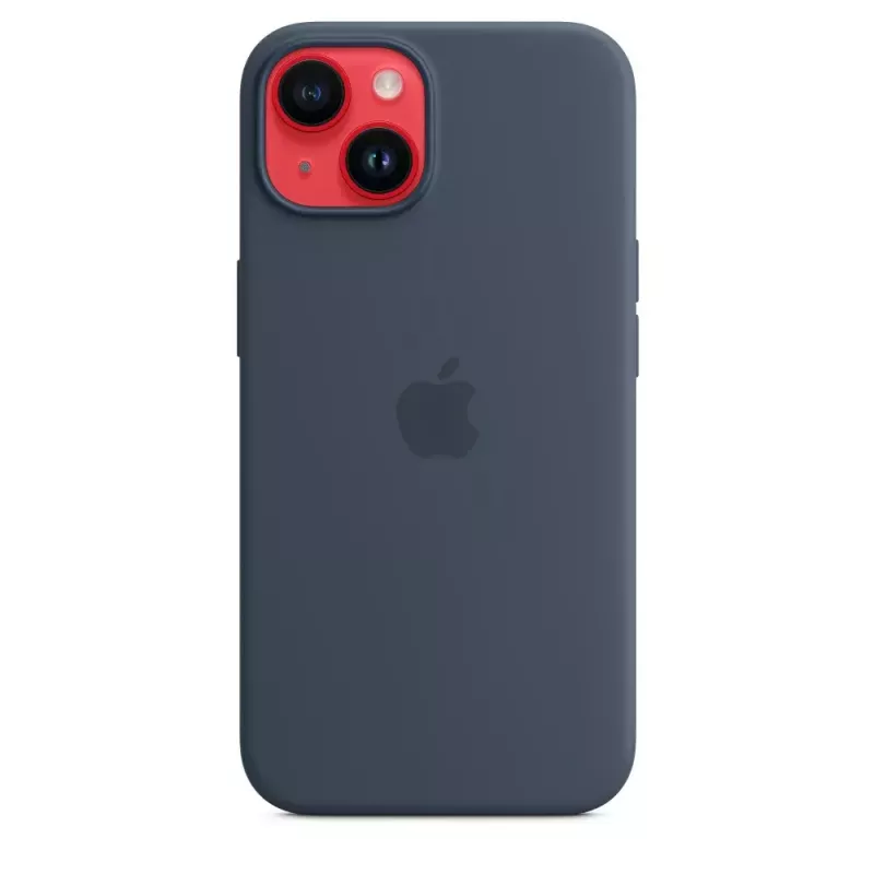 Silikonowe etui Apple iPhone 14 MagSafe Storm niebieski